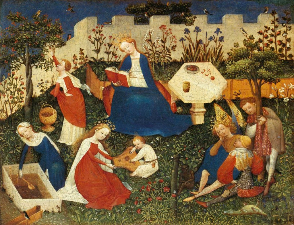 The Garden of Eden, Unknown German master; 1410