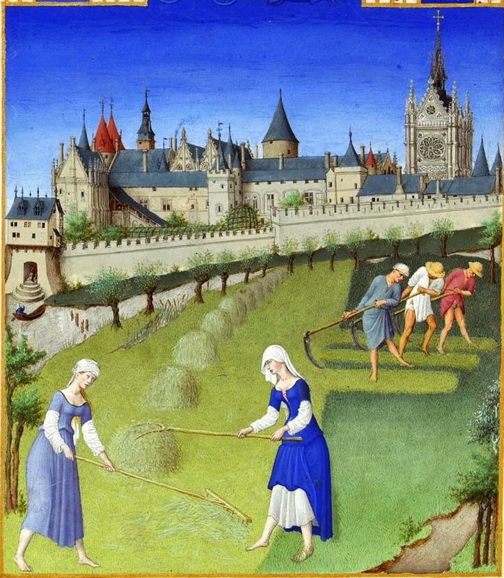 Labors_of_the_Months_The_Tres_Riches_Heures_du_Duc_Berry_Book_of_Hours_ca_1412_1416_background_is_Ch_teau_de_Saumur._Detail_Havesting_the_Grain